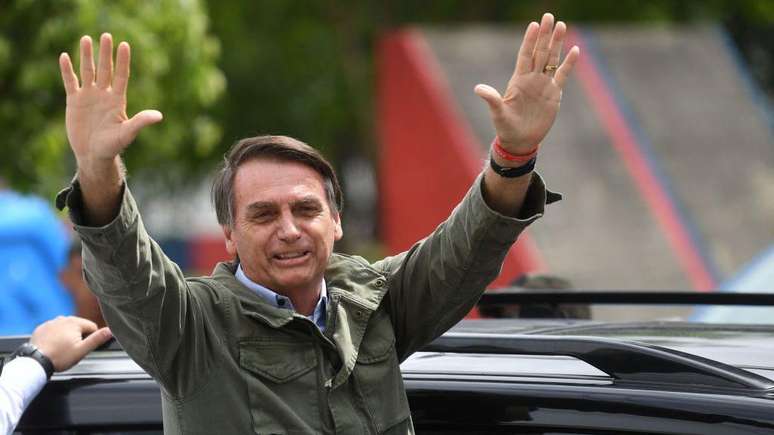 Bolsonaro durante a campanha de 2018, quando tinha somente 8 segundos de TV e saiu vitorioso