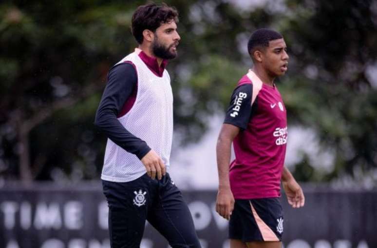 Yuri Alberto treinou com o elenco nesta quinta-feira &ndash;