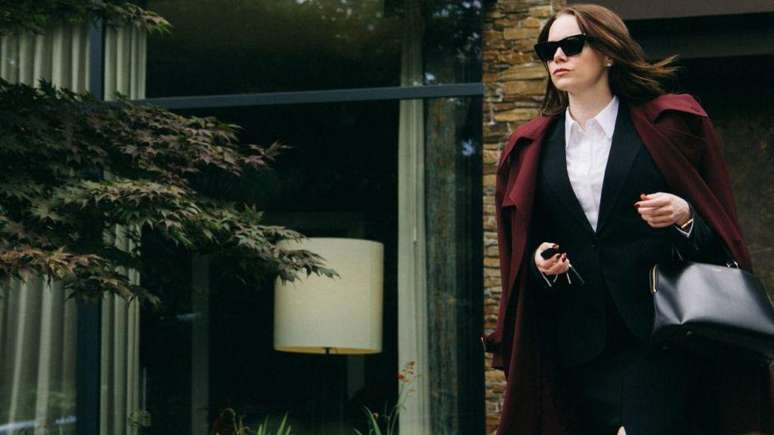 Emma Stone em Bugonia.