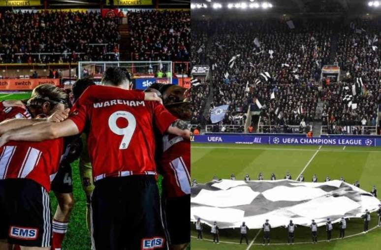 Divulga&ccedil;&atilde;o/Exeter City - Legenda: St. James Park em dose dupla confundiu o torcedor do Barcelona