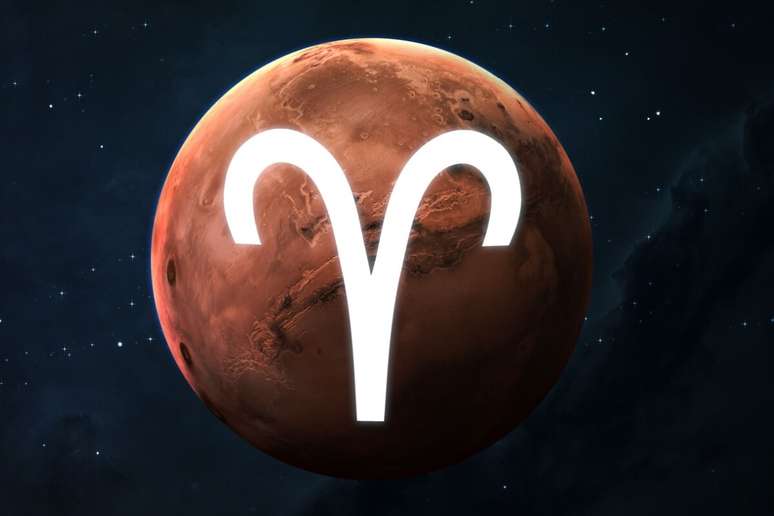 A associa&ccedil;&atilde;o de Marte com o deus da guerra refor&ccedil;a a imagem de coragem, confronto e disposi&ccedil;&atilde;o de &Aacute;ries 