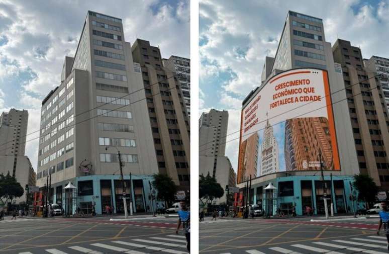 Projeto prev&ecirc; painel de 1000 m&sup2; na fachada do Edif&iacute;cio New York