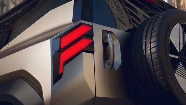 Detalhe do Renault Bridger Concept