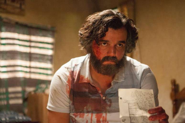O ator Wagner Moura como Pablo Escobar na s&eacute;rie Narcos
