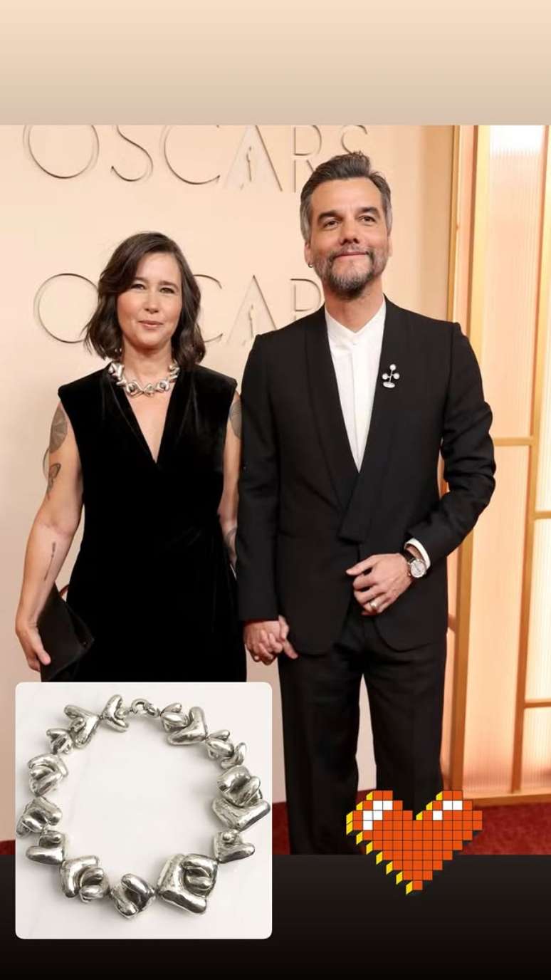Wagner Moura e Sandra Delgado 