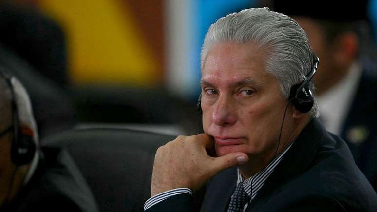 Miguel D&iacute;az-Canel assumiu a presid&ecirc;ncia de Cuba em 2018.