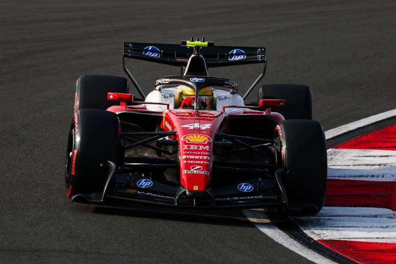 Lewis Hamilton durante o GP da China