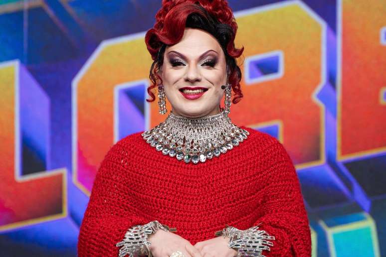 Lorelay Fox durante a Lore Live, seu programa de audit&oacute;rio