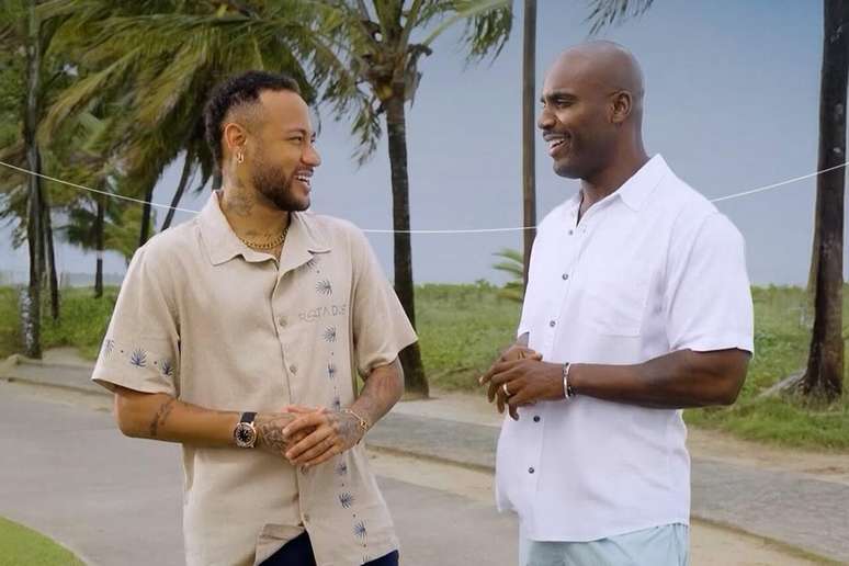 Neymar e Rafael Zulu juntos &ndash;