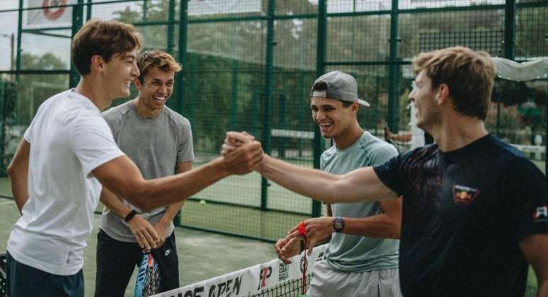 Os pilotos de F&oacute;rmula 1 frequentemente se juntam para jogar padel.