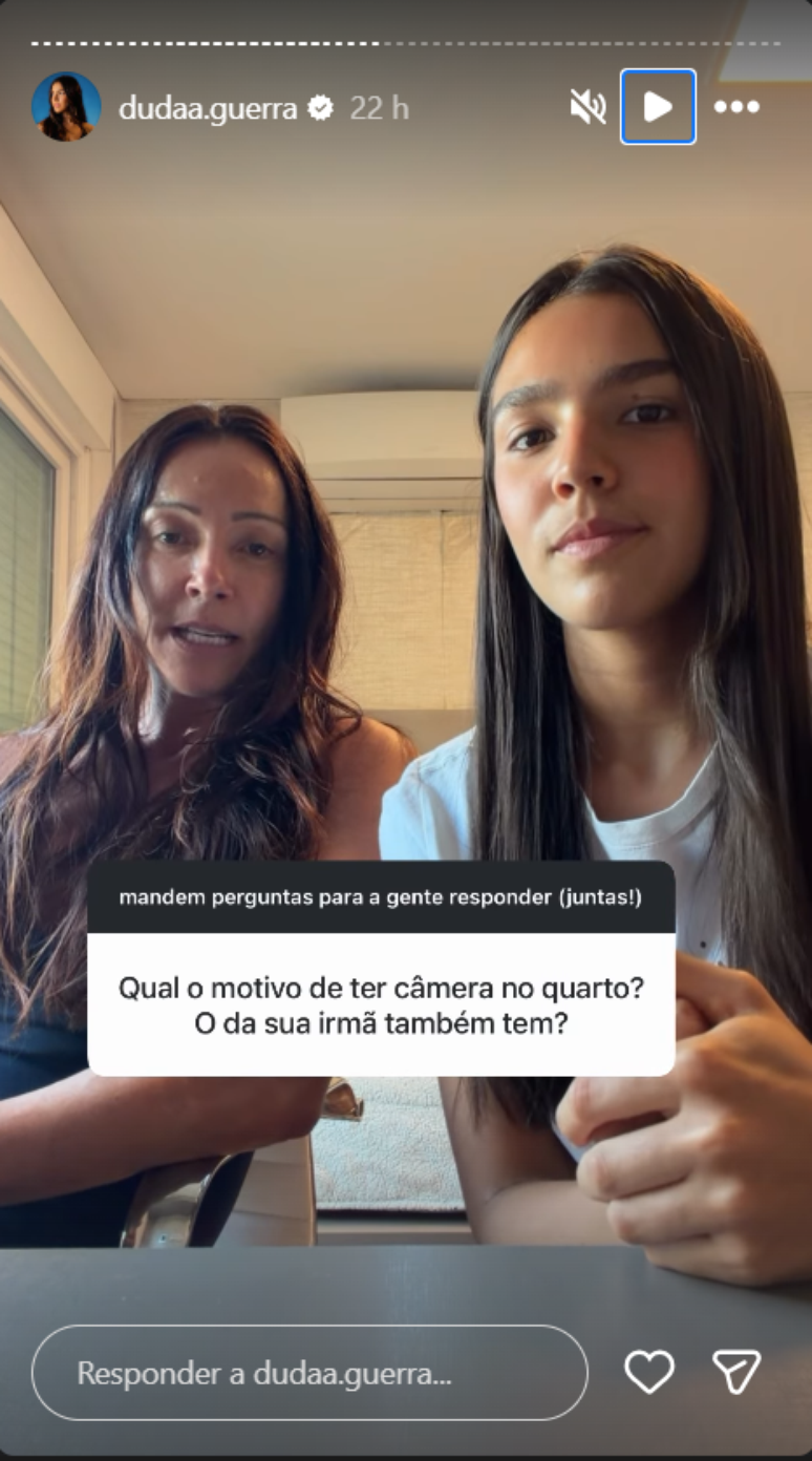 Duda Guerra e m&atilde;e.