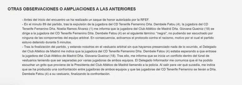 Atlético de Madrid x Tenerife இன் சுருக்கம் –