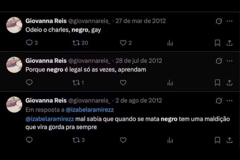 Falas racistas atribu&iacute;das a namorada de Alanis Guillen