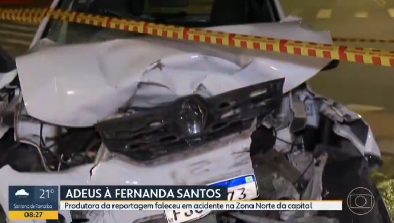 Fernanda Santos era produtora de reportagem na Globo e morreu em acidente de carro