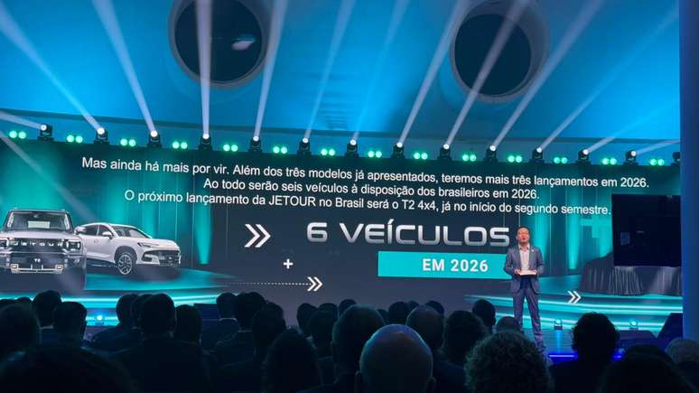 Evento de lan&ccedil;amento da marca Jetour no Brasil