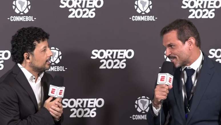 Diretor do Vasco, Admar Lopes falou com o rep&oacute;rter Andr&eacute; Hernan, da ESPN Brasil &ndash;