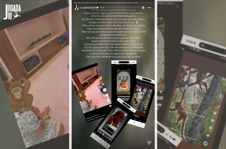 Bruna compartilha ataques &agrave;s filhas de Neymar &ndash;