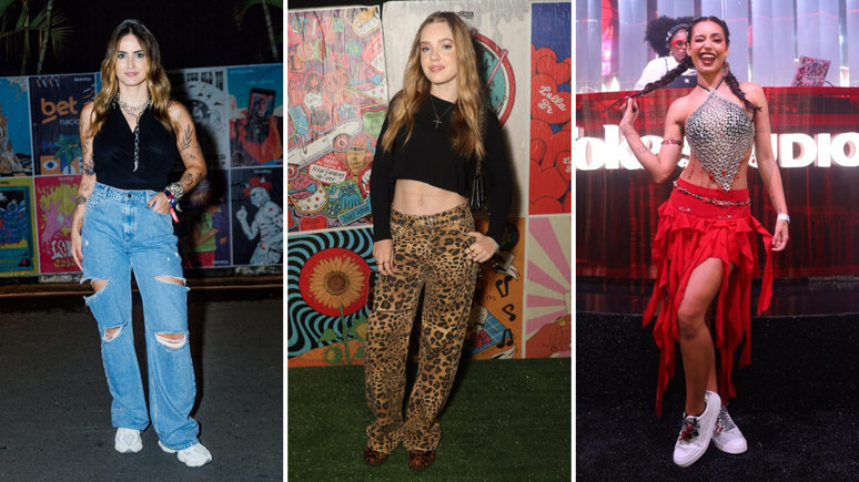 Mari Palma, Pietra Quintela e Vanessa Lopes 