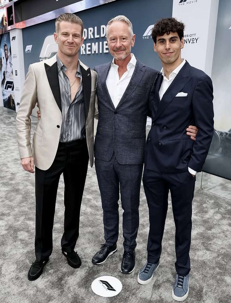 Nico Hulkenberg, Jonathan Wheatley e Gabriel Bortoleto &ndash;