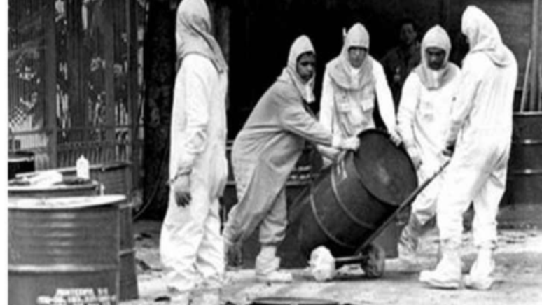 Lixo at&ocirc;mico foi descartado em 14 cont&acirc;ineres