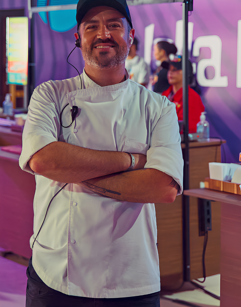 Chef Alex Fediczko servir&aacute; card&aacute;pio personalizado no Lolla Lounge