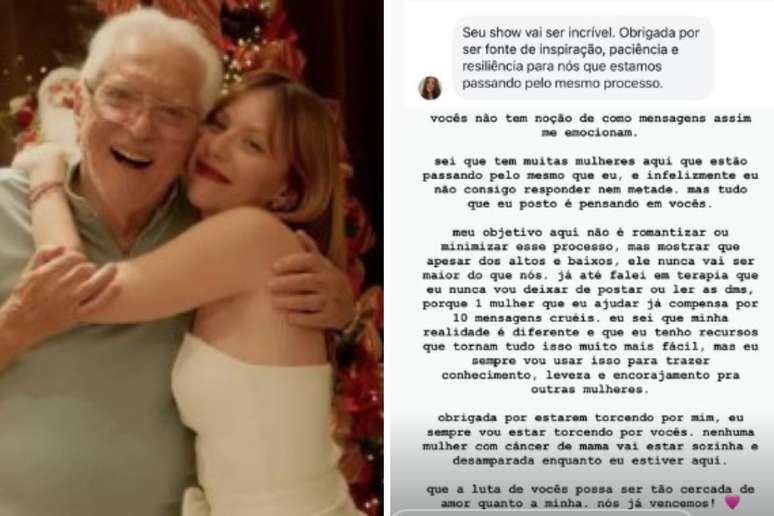 Carlos Alberto e Bruna | Bruna rebatendo cr&iacute;ticas