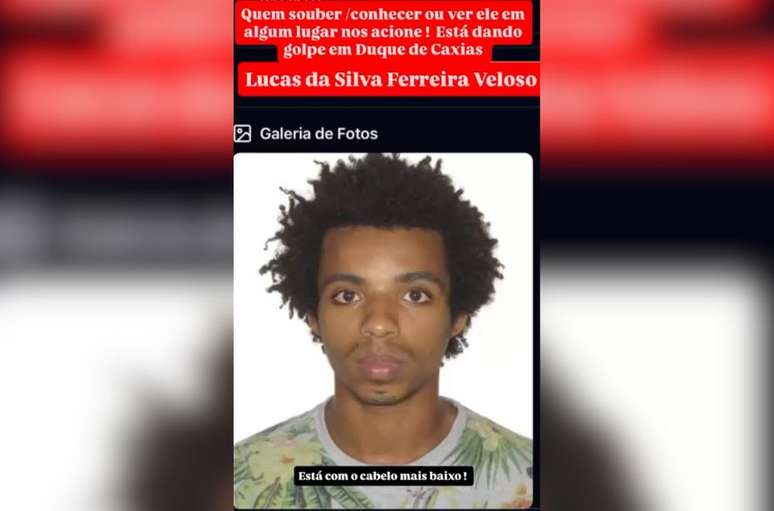 Jornalista teve foto divulgada como suspeito de golpe 