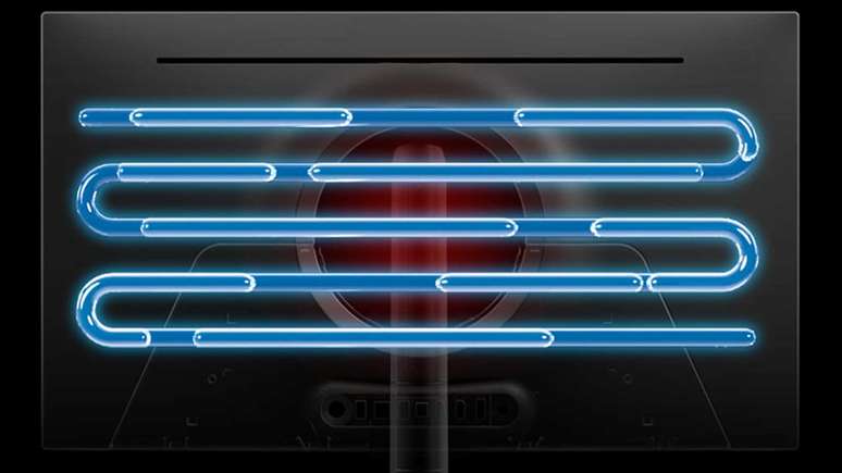 Monitor tem a tecnologia Samsung OLED Safeguard+, feita para prevenir burn-in