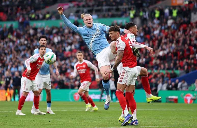 Manchester City e Arsenal protagonizaram uma final muito disputada em Londres &ndash;