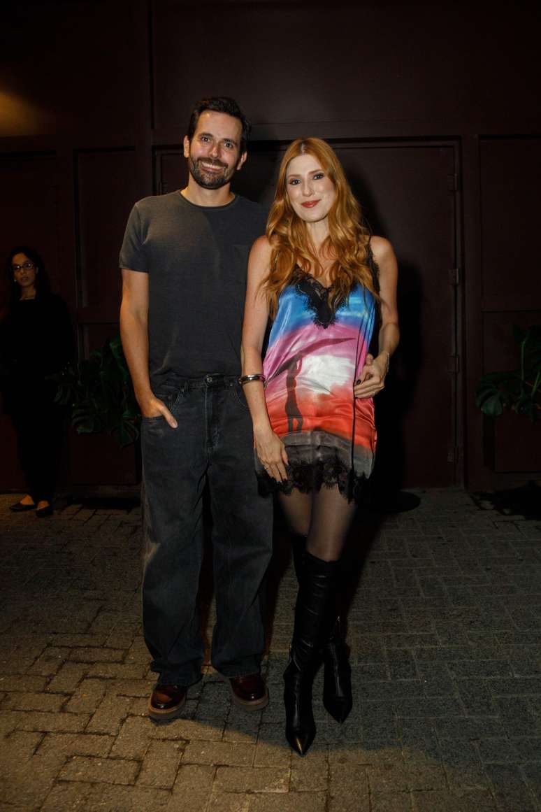 Dani Calabresa e o marido Richard 