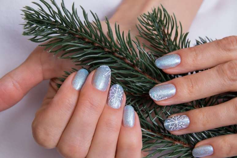 O icy blue traz um frescor que cria um visual impactante 