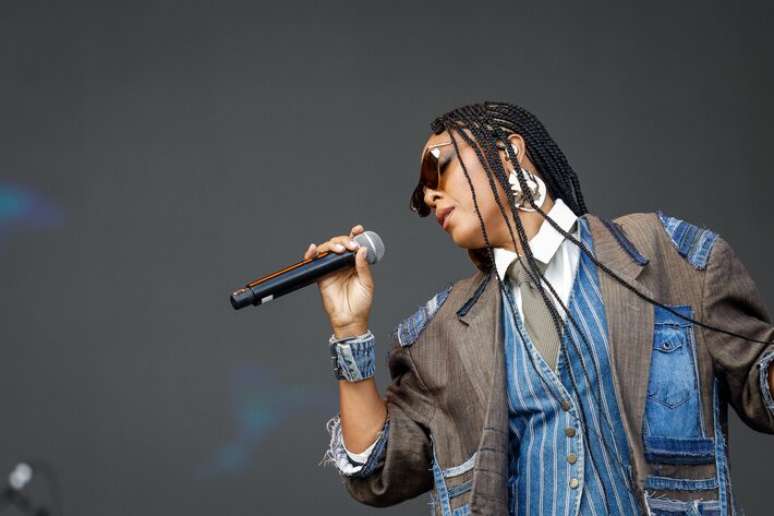 A brasileira Negra Li deu aula de rap no Lollapalooza