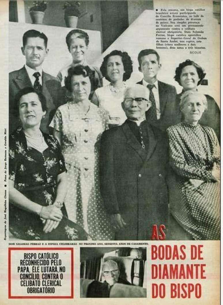 Reportagem sobre o bispo