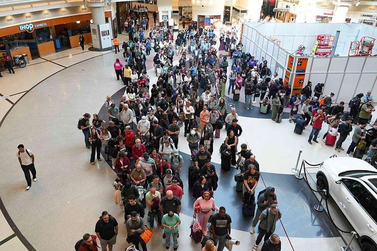 Grandes filas no aeroporto de Hartsfield-Jackson, de Atlanta