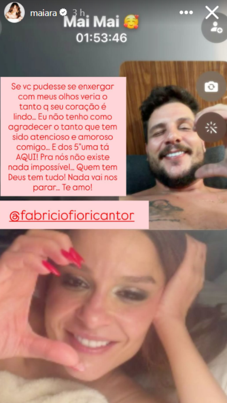 Maiara troca declara&ccedil;&otilde;es com cantor sertanejo nas redes sociais