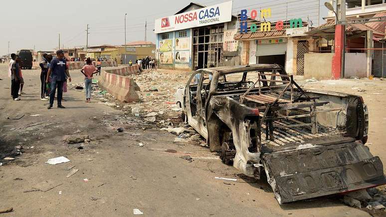 No ver&atilde;o passado, Angola registrou os protestos mais violentos desde a guerra civil