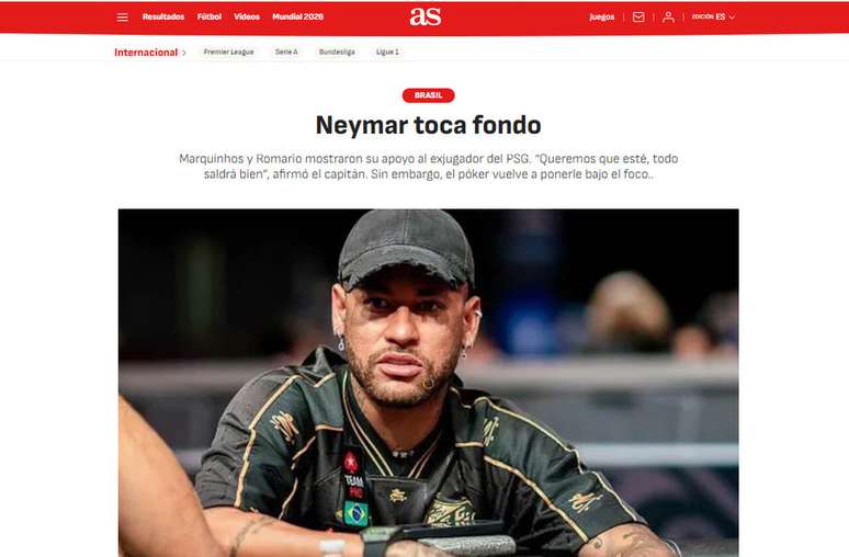 Jornal As cr&iacute;tica atual fase de Neymar no Santos &ndash;