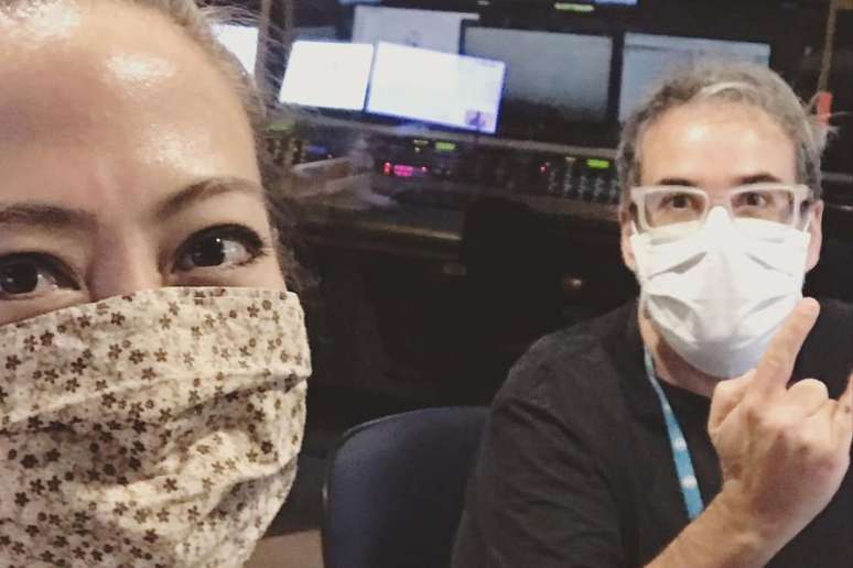 Ju Massaoka e Fabr&iacute;cio Marta