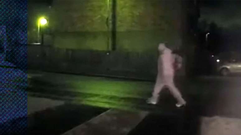 O trajeto de McCullagh por Lurgan foi registrado por c&acirc;meras de seguran&ccedil;a