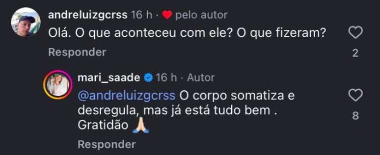 F&atilde; pergunta o que aconteceu com St&ecirc;nio Garcia.
