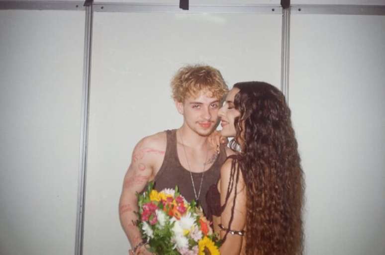 Juliano Floss e Marina Sena