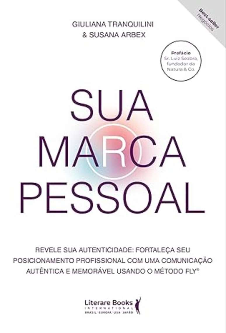 Capa de 'Sua Marca Pessoal', de Giuliana Tranquilini e Susana Arbex.