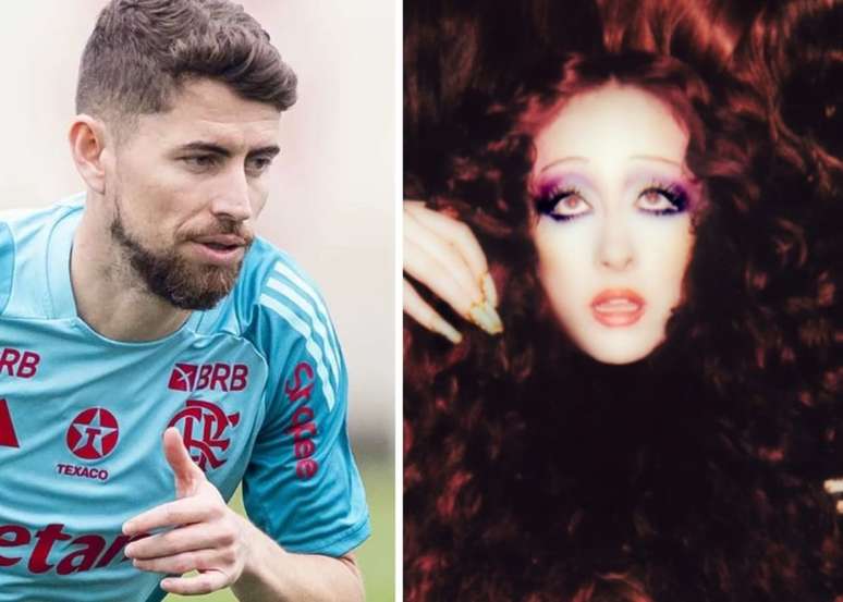Jorginho, jogador do Flamengo, e a cantora Chappell Roan &ndash; Fotos: Divulga&ccedil;&atilde;o Flamengo e Instagram