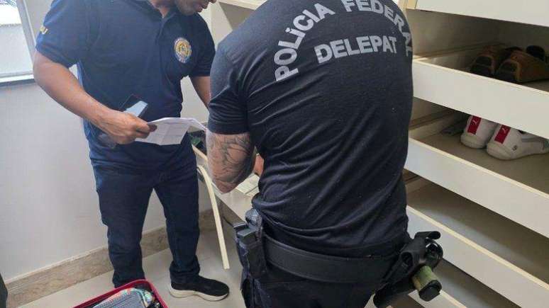 Imagem divulgada pela Pol&iacute;cia Federal na nova fase da Opera&ccedil;&atilde;o Sem Desconto