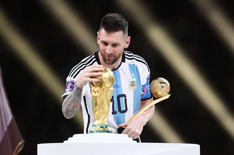 Messi conquistou a Copa de 2022. 