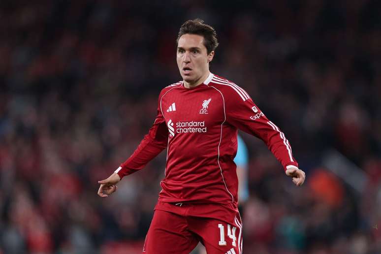 Federico Chiesa, jogador do Liverpool &ndash; Photo by Michael Regan/Getty Images
