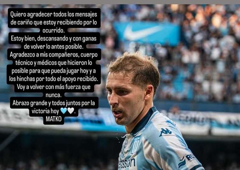 Jogador agradeceu o carinho nas redes sociais &ndash;