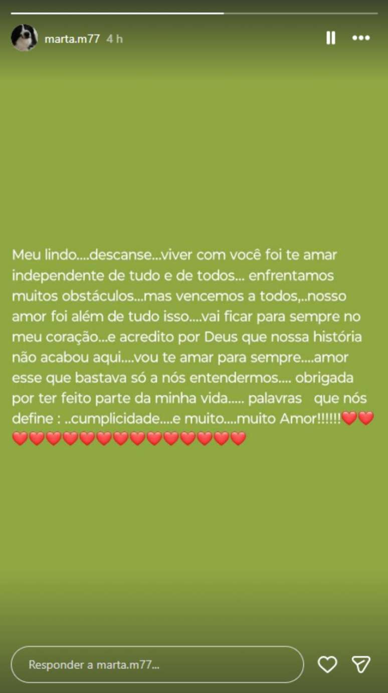 Vi&uacute;va de Gerson Brenner publica homenagem nas redes sociais ap&oacute;s morte do ator