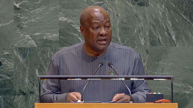 'Hoje nos reunimos em solene solidariedade para afirmar a verdade e buscar um caminho para a cura e a justi&ccedil;a reparadora', declarou o presidente de Gana, John Mahama, &agrave; Assembleia Geral das Na&ccedil;&otilde;es Unidas