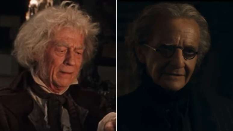 Compara&ccedil;&atilde;o entre os atores e personagens do primeiro filme da saga 'Harry Potter' nos cinemas e da s&eacute;rie, que deve fazer sua estreia em dezembro de 2026 no HBO Max.